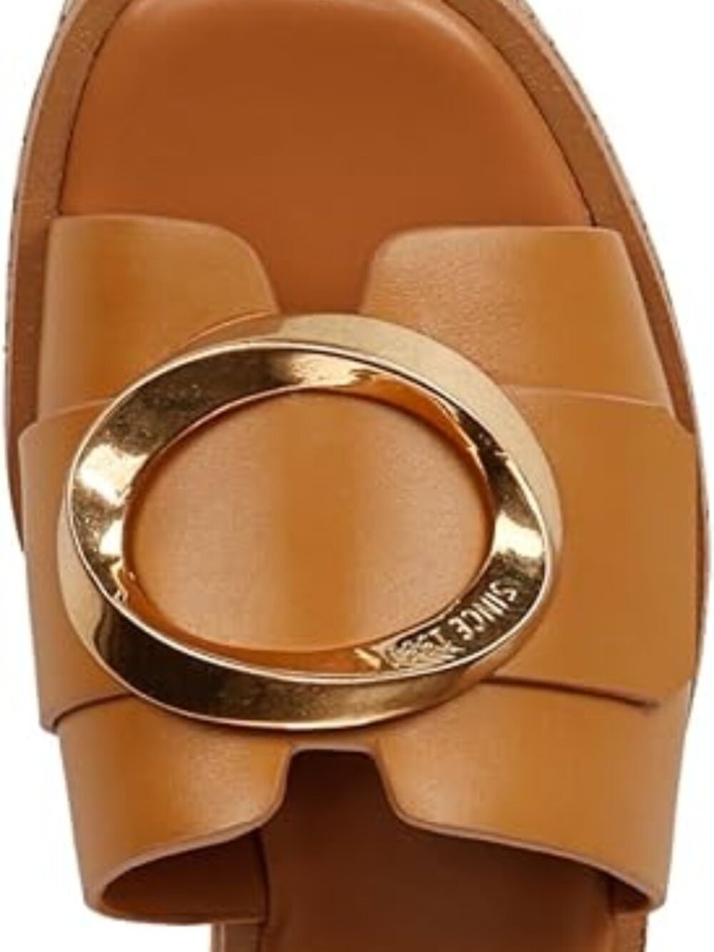 Franco Sarto Hoda Cork Platform Slide Sandals - 6.5M